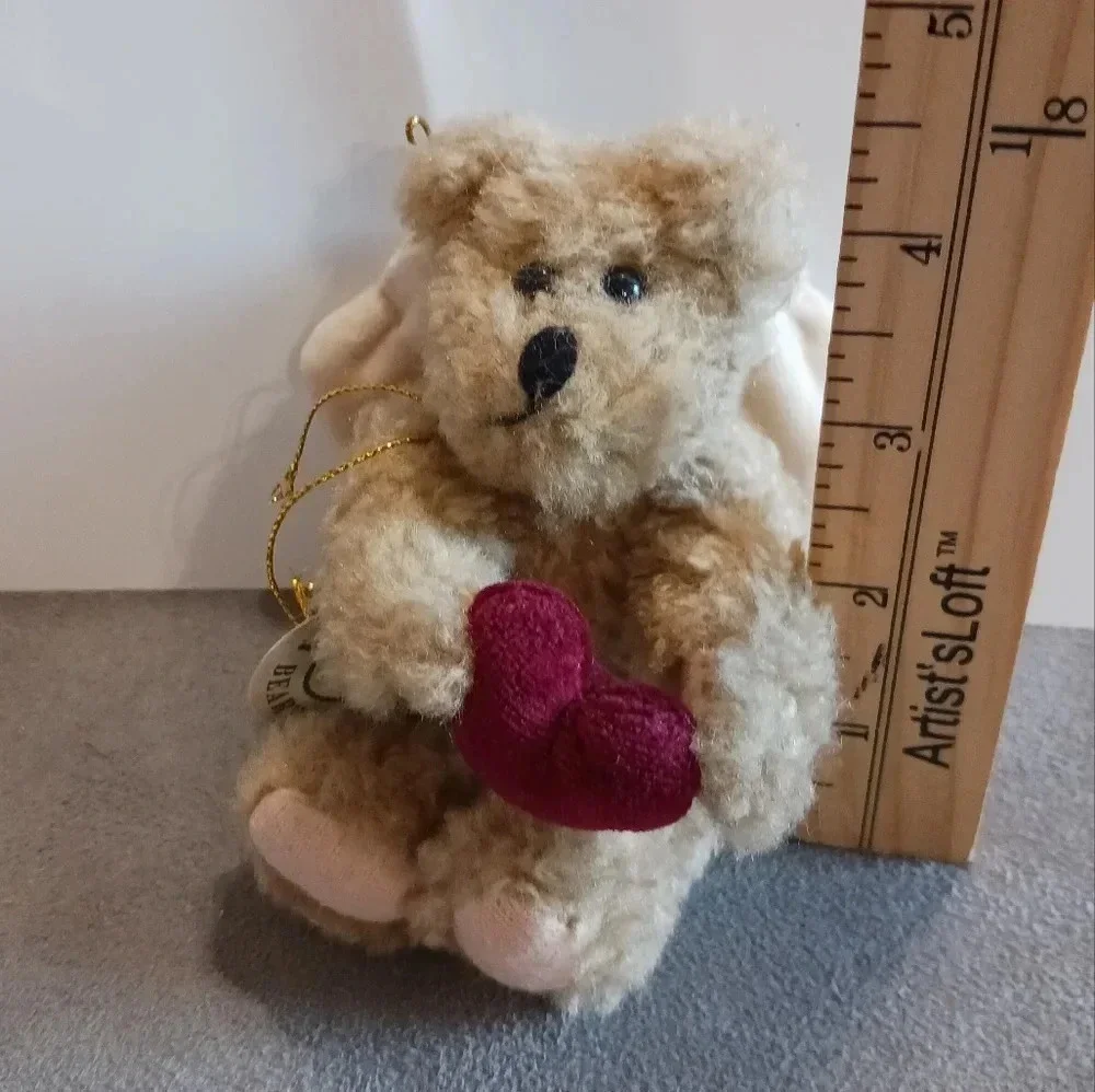 The boyd christmas ornament bear plush angel wings